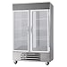 Beverage-Air HBF49-1-G 52" Horizon Series Two Section Glass Door Reach-In Freezer 49 cu.ft. Capacity Stainless Steel Exterior and Interior with Bottom Mounted