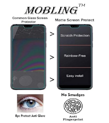 Image of Matte Screen Guard Compatible With Hmd Fusion Flexible Fiber Screen Protector Not a Tempered Glass, Not Edge to Edge Screenguard.