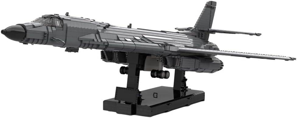 B-1 Lancer Bomber Model Bracket, Military Assembly Toy Building Blocks Set (1193PCS), FG86BNB16N54OCMBQ1518OLJ