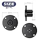 Jumwa 8Pack 4 Pole Speakon Panel Twist Lock Lautsprecher Buchse Rund Panel Jack Montage Kompatibel mit Neutrik Speakon NL4MP, NL4MPR, NL4FC, NL4FX, NLT4X, NL4 Serie, NL2FC, Type7
