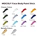 MEICOLY Gold Face Body Paint Stick(1.06 Oz),Cream Blendable Face Paint,Sweatproof Waterproof Body Paint Makeup for Halloween Special Effects SFX Cosplay,Metallic Gold