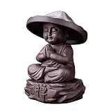Ioensy - Estatua de Buda con forma de té para animales domésticos (estatua de Buda Sentado - Escultura de Buda, estilo B