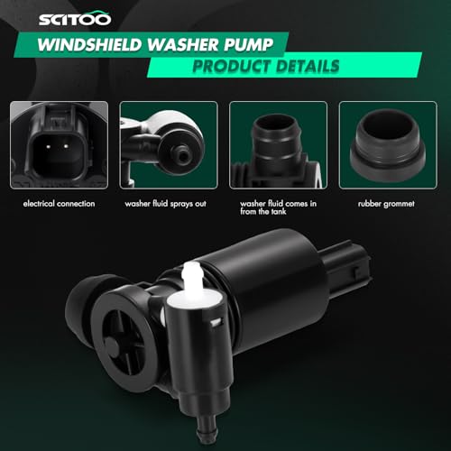 Image of SCITOO Front Rear Replacement fit for 2001-2010 For Chrysler Pt Cruiser 2004-2007 For Dodge Caravan 2006 For Jeep Commander 2005-2006 For Jeep Grand For Cherokee Windshield