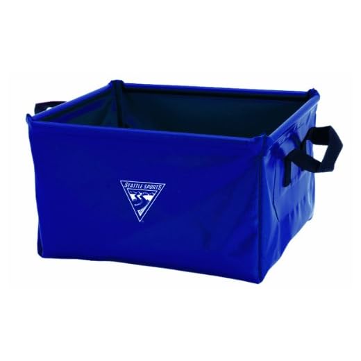 Seattle Sports Outfitter Class Collapsible Square Pack Sink Dish Wash Basin for Camping
