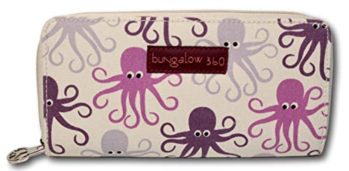 Bungalow360 Zip Around Wallet - Octopus #TOP4