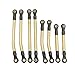 XSYGO Brass Link Set High Clearance Chassis Links for TRX4M 1/18 RC Crawler Upgrade Parts (Brass)