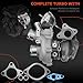 A-Premium Complete Turbo Turbocharger Kit, with Wastegate Actuator & Gasket, Compatible with Ford F-150 2011-2012, 3.5L, Right Side, Replace# CL3Z6K682D, CL3Z6K683D