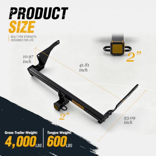 Class III Trailer Hitch for 2013–2025 Mazda CX-5 – 2-Inch Receiver, 4,000 lb GTW - Image 6