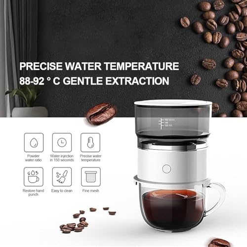 Cafetera portátil manual con control de temperatura 100 mL miniatura 5