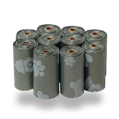 Image of Best Pet Supplies Dog Poop Bags (4 x 150 Bags) for Waste Refuse Cleanup, Doggy Roll Replacements for Outdoor Puppy Walking and Travel, Leak Proof and Tear Resistant, Thick Plastic - Assorted Colors