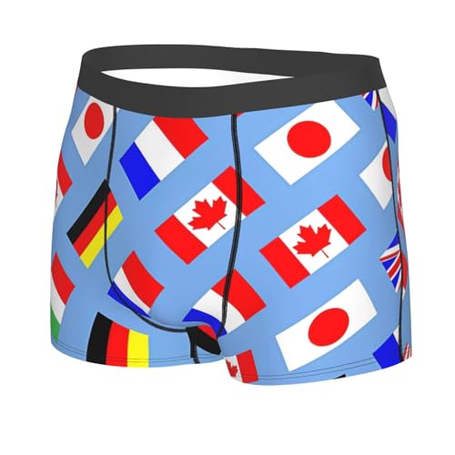 Yellow spider web Men's Boxer Briefs Underwear novelty Trunk Underwear Breathable Stretch Briefs2