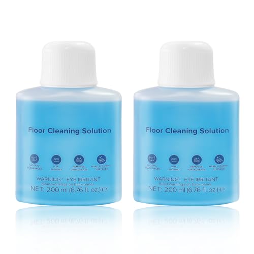 Soluzione per la pulizia dei pavimenti compatibile con aspirapolvere Roborock F25/F25 LT/F25 ACE/F25 ALT/F25 RT/F25 ACE/F25 GT, soluzione per la pulizia del pavimento da 200 ml (2 pezzi)