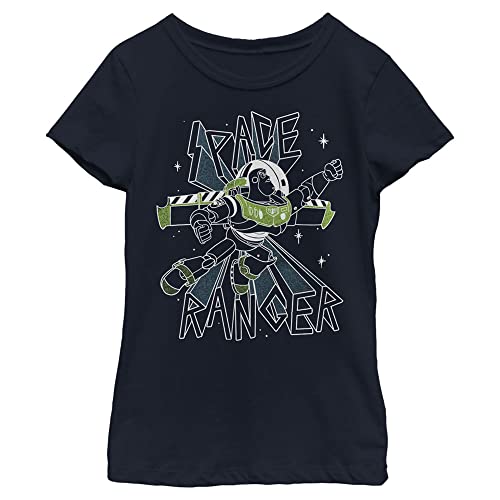 T-shirt Toy Story Buzz l'Éclair pour fille en coton à manches courtes