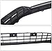 KUAFU Front Lower Valance Grille Compatible with 2015-2018 Ford Focus W/O Sport Model without Ecoboost Pkg Replacement for F1EZ17626A Bumper Spoiler Panel Lip Chin Grill Painted Black