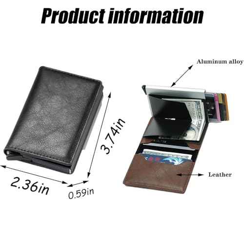 Simpl Wallet, Simplofficial SIMPL Toggl™ Wallet, Men's Multi-Card Wallet Simple and stylish (Brown)2