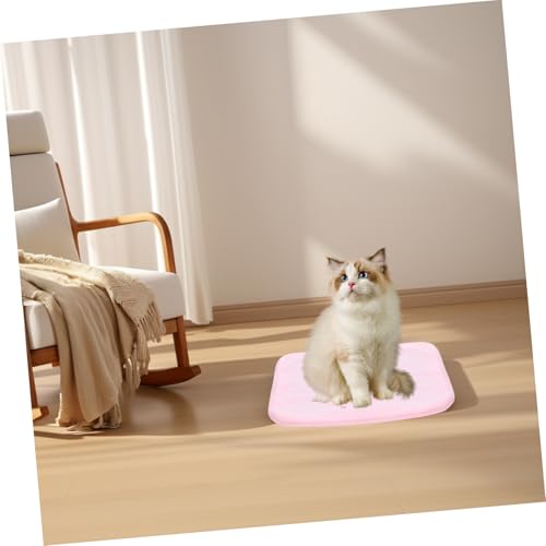 Alfombra Calefactora USB para Mascotas Pequeñas Rosa miniatura 4