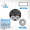 Accessories Kit for roborock Saros Z70 Robot Vacuum Cleaner, 4 HEPA Filters, 4 Mop Pads, 4 Side Brushes, 4 Dust Bags, 1 Cleaning Brush, 1 Screwdriver