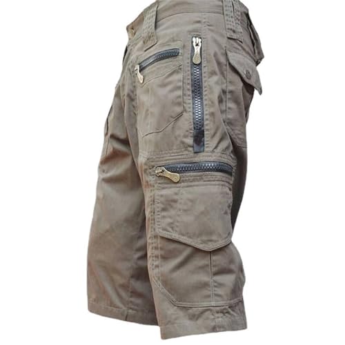 Short cargo hommes multi-poches d'extérieur résistant pour la marche - 5