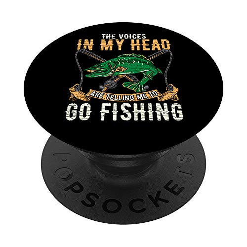 Fishing Funny Quotes Humor Sayings Fisherman Dad PopSockets Grip and Stand for Phones and Tablets