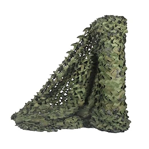 LOOGU Filet de Camouflage Militaire Grande Taille Parfaits pour Chasse, Ombrage,Camouflage Décoration,Parasol,Terrasse Protection Solaire Woodland 1.5x2m