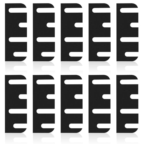 Image of 10 Pack Door Hinge Shims, 4 Inch Lenth 0.040 Inch Thickness Hardware for Door Hinge Repair Kit (Style B)