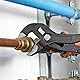 KNIPEX Cobra Wasserpumpenzange, 250 mm, Muttern bis 46 mm, Rohre bis 50 mm, Feinverstellung per Knopfdruck, Rohrzange, 87 01 250