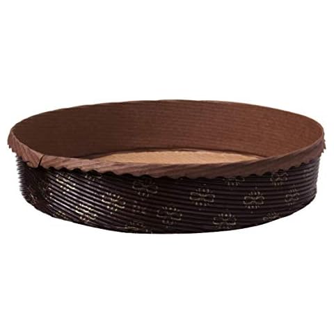 600 Einwegbackformen Einmal Papierbackformen Apfelkuchen Pie Backformen rund Ø185mm 35mm hoch Papier silikonisiert - Inkl. Verpackungslizenz in D Cover