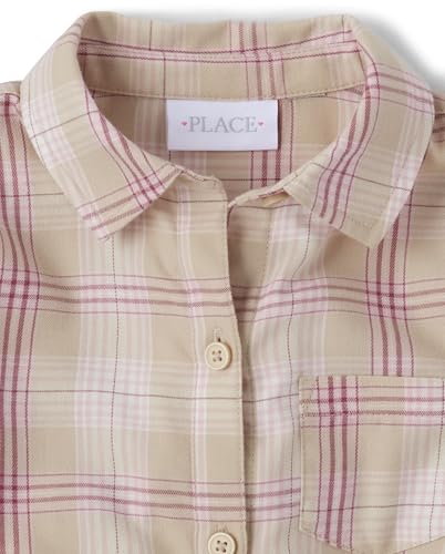 Image of The Children's Place Girls' Long Sleeve Button Down Shirt