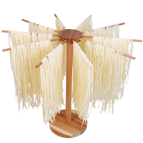 Liberal Brightdeer Pasta Drying Rack, Large Wood...