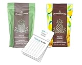 Honolulu Cookie Company Shortbread Cookies - 16 oz Mini Bites Chocolate Chip Macadamia & Lemon...