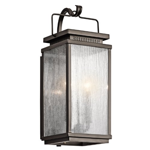 Manningham 18.75" 2 Light Outdoor Wall Light in Olde Bronze®