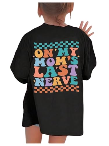 WDIRARA Toddler Girl's Letter Graphic T Shirt Crew Neck Short Sleeve Tee Cute Top