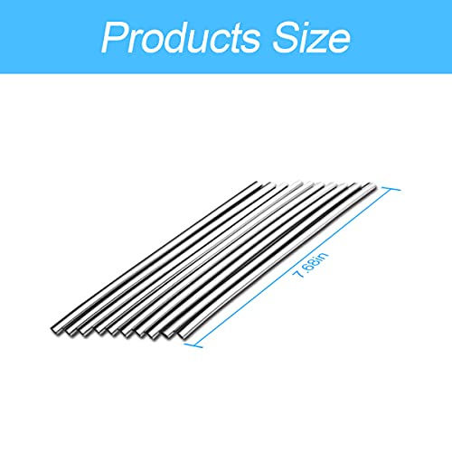 20 Pieces Car Air Conditioner Decoration Strip For Vent Outlet, Universal Waterproof Bendable Air Vent Outlet Trim Decoration, Suitable For Most Air Vent Outlet, Car Interior Accessories (Silver) #TOP1