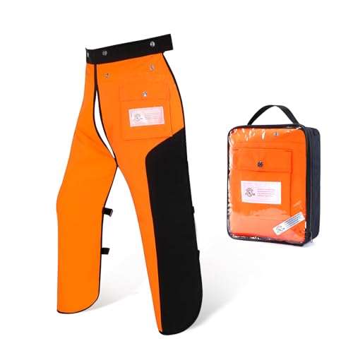 ZELARMAN Chainsaw Chaps Apron 8-Layer Wrap for...