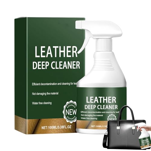 レザークリーナー汚れ落とし、レザーカーシートクリーナー | ソファ用革修復剤ペイント | レザーディープクリーナー 100ml 家具の修復および再生ソファ、カーシート、衣類、靴用コンディショナー