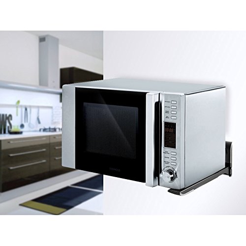 Maclean MC-776 B B Mikrowellenhalter Mikrowellenhalterung bis 20kg Einstellbare Länge Grillofen Kaffeautomat Wandhalterung
