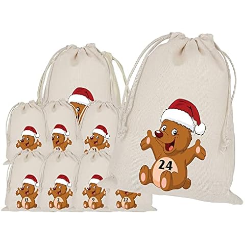 Adventskalender zum Befüllen, Teddy Cover