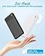 AsperX Power Bank 10000mAh 2 Stück, Slim Klein Aber Stark Externer Handyakkus, USB C Eingang und Ausgang Powerbank, Tragbares Ladegerät mit 4 Ports kompatibel mit iPhone, Samsung, iPad, Huawei, Tablet