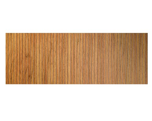 Painel Cabeceira Ripada Cama Casal Box Mdf Decoração Quarto (Freijó)