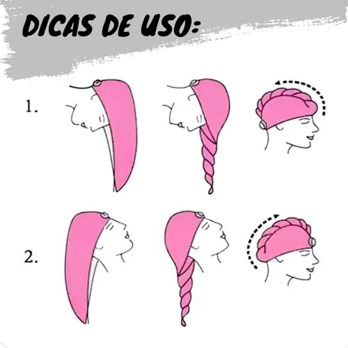 Touca Banho Turbante Seca Rápido Prática Felpuda Mágica BRANCA