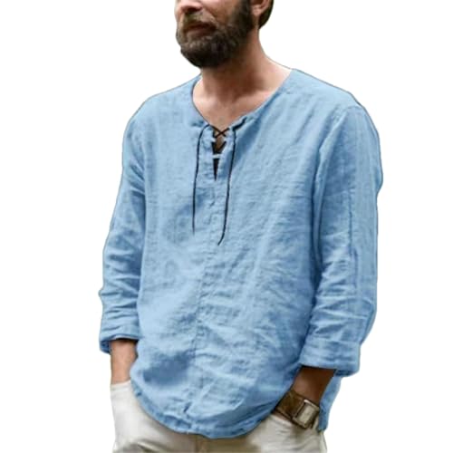 Chemise lin et coton homme unie premium au design épuré et finitions soignées