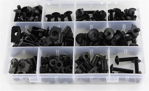 Kit vis boulons fixation carénage YZF-R1 2004-2006 noir pour moto
