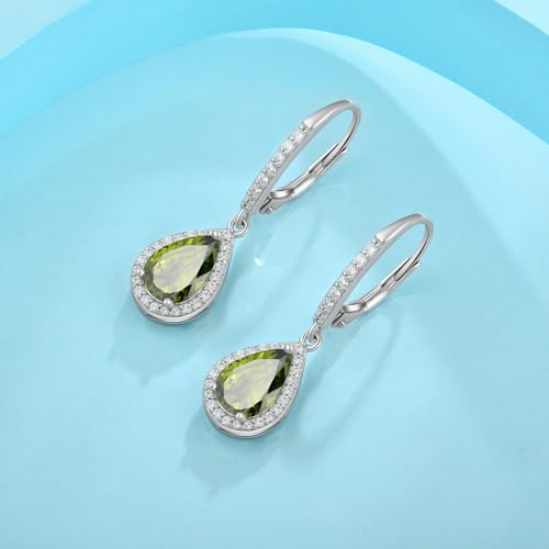 Boucles d'oreilles en argent forme de larme pour illuminer vos tenues de soirée
