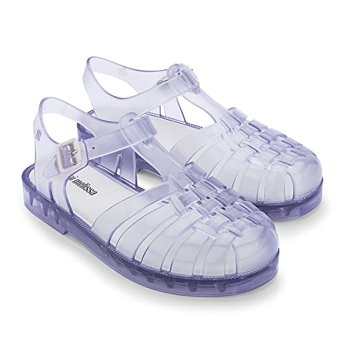 Image of mini melissa Possession Jelly Fisherman Sandal for Toddler and Kids | Iconic Fisherman Jelly Sandal for Toddlers & Girls, Adjustable Buckle, Waterproof, Bubblegum Scent, Play & Dress Shoes