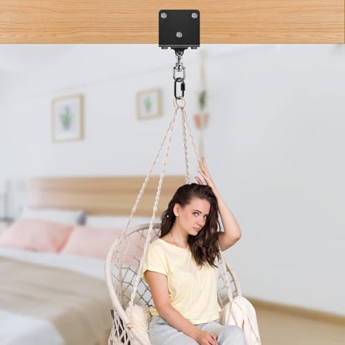 Image of BeneLabel Heavy Bag Hanger for Punching Bag Beam Mount Hardware 360 Rotation Boxing Bag Ceiling Mount I-Beam Hanger for Hanging Heavy Punching Bags Wall Hangers