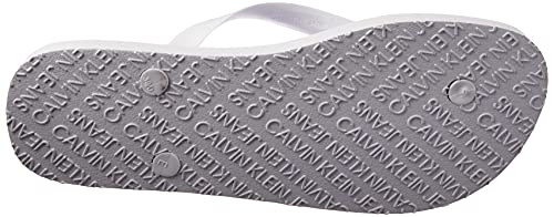 Chinelo Logo CK, Calvin Klein, Masculino,Branco,37/38