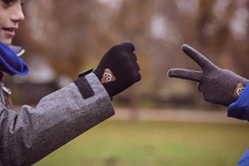Guantes de punto para niños con dedos táctiles mágicos 4