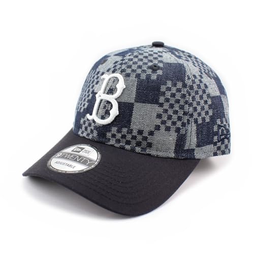 [�j���[�G��] �L���b�v 9TWENTY �X�g���b�v�o�b�N �u���b�N���� �h�W���[�X MLB PATCH DENIM NAVY PATTERN COOPERSTOWN STRAPBACK CAP BROOKLYN DODGERS �X�q 920 ���[�v���t�@