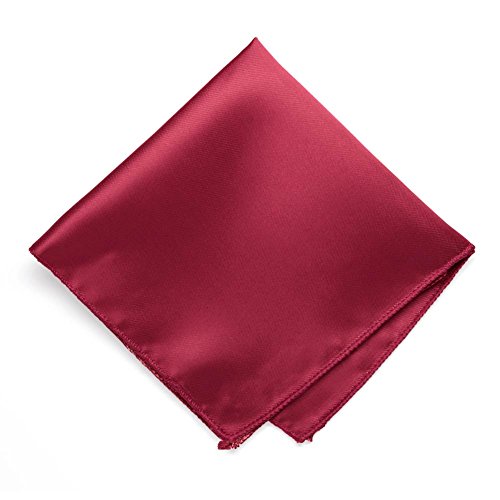 Image of tiemart Solid Color Pocket Squares for Men | For Suits, Perfect for Wedding Parties, 12 x 12 inch / 30 x 30 cm