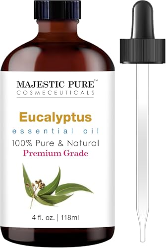 Majestic Pure Eucalyptus Essential Oil Pure and Natural with Therapeutic Grade Premium Quality.